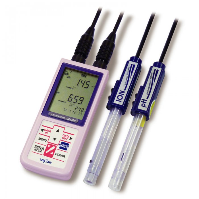 Handheld Conductivity/ pH Meter Model WM-32EP